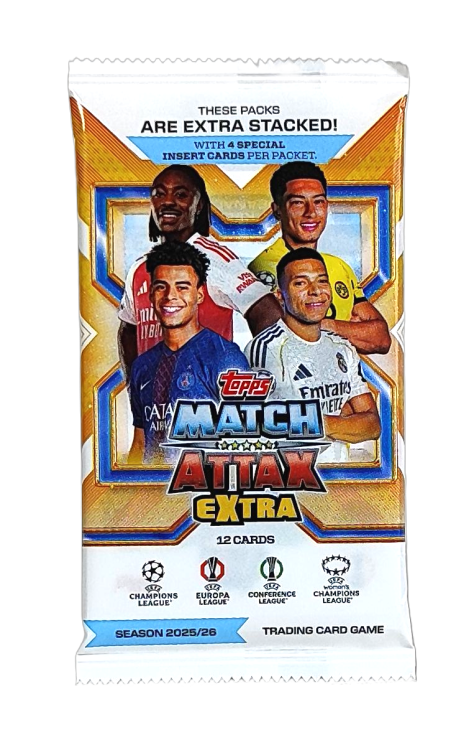 Match Attax Extra 2025/26 saszetka z kartami