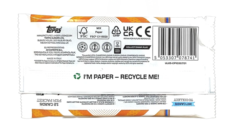 Match Attax Extra 2025/26 saszetka z kartami