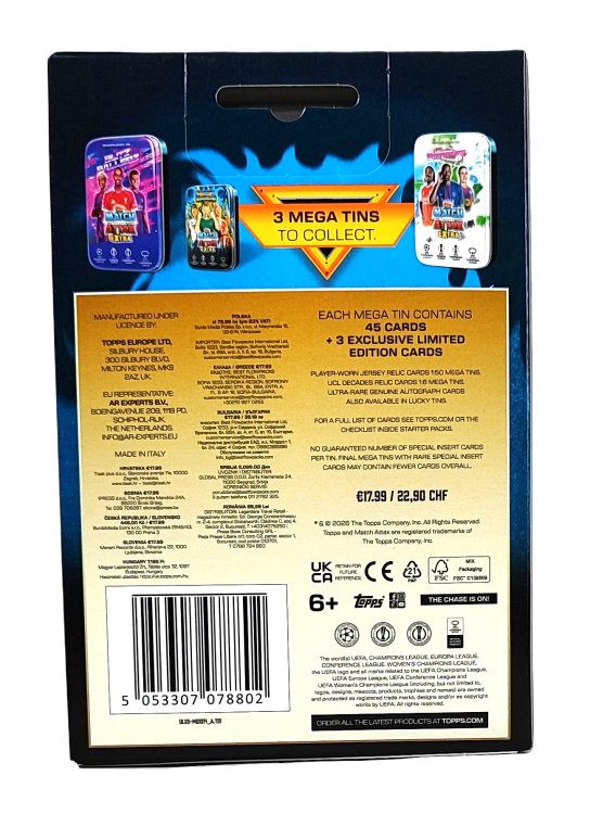 Match Attax Extra 2025/26 mega puszka