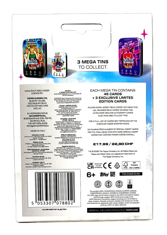 Match Attax Extra 2025/26 mega puszka