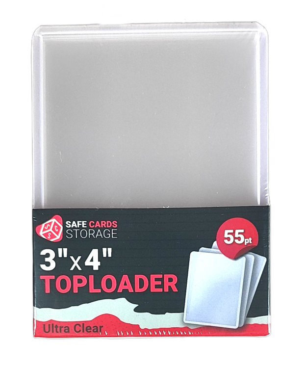 Toploader 55PT 3"x4" Ultra Clear 25 szt. SCS