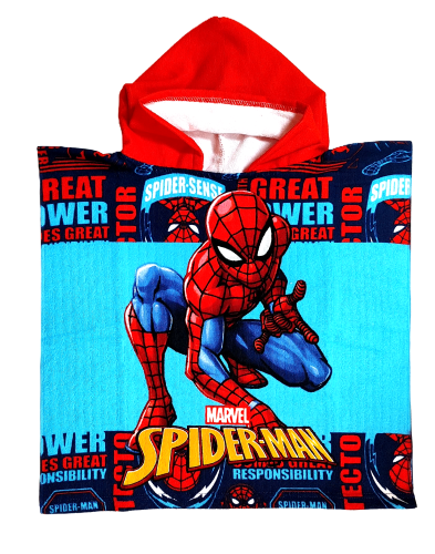 Ponczo kąpielowe Marvel Spider-Man 50 x 100 cm