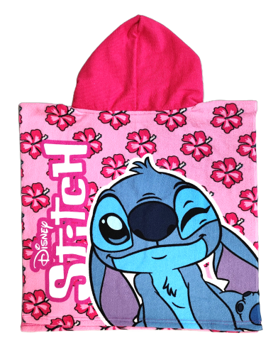 Ponczo kąpielowe Disney Stitch 50 x 100 cm