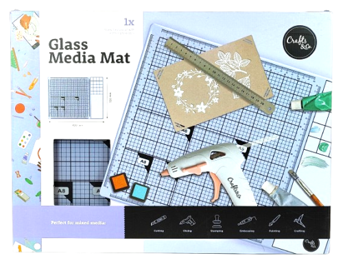 Szklana mata do projektowania 42 x 32 cm