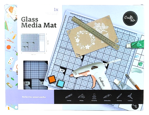 Szklana mata do projektowania 42 x 32 cm