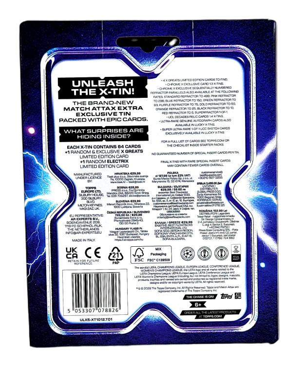 Match Attax Extra 2025/26 - The X-Tin