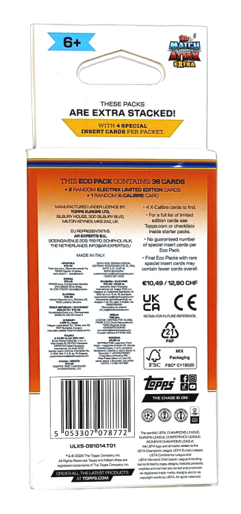 Match Attax Extra 2025/26 ECO Pack.