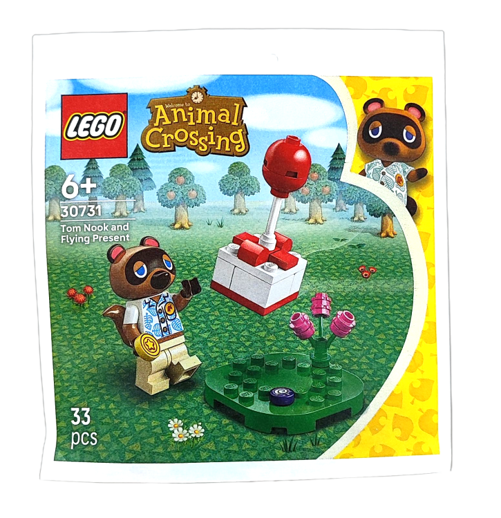 LEGO Crossing Tom Nook i latający prezent 30731