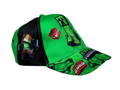 Czapka z daszkiem Minecraft - Creeper- 56 cm