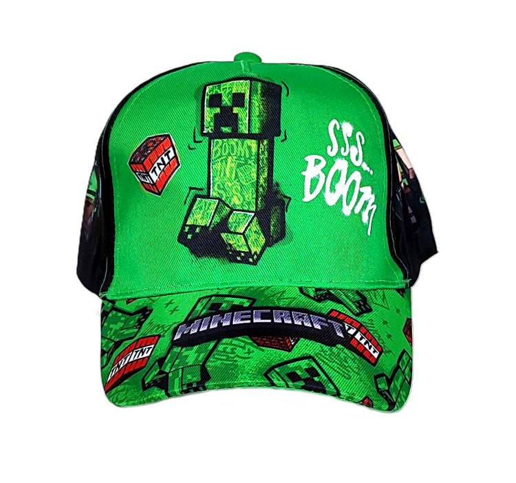Czapka z daszkiem Minecraft - Creeper- 56 cm