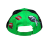 Czapka z daszkiem Minecraft - Creeper- 56 cm