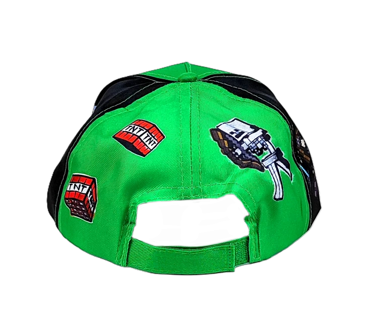 Czapka z daszkiem Minecraft - Creeper- 56 cm