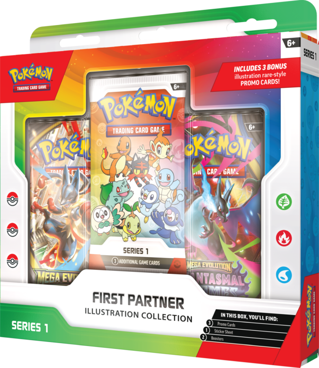 Pokémon TCG: First Partner - Illustration Collection - Series 1