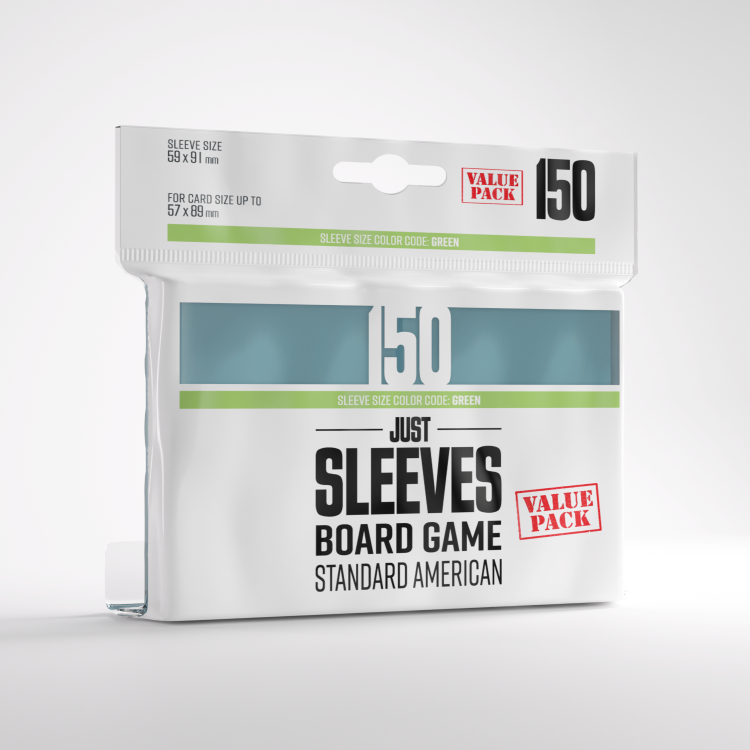 Koszulki Gamegenic: Just Sleeves - Board Game Sleeves (59 x 91 mm) - 150 sztuk Clear