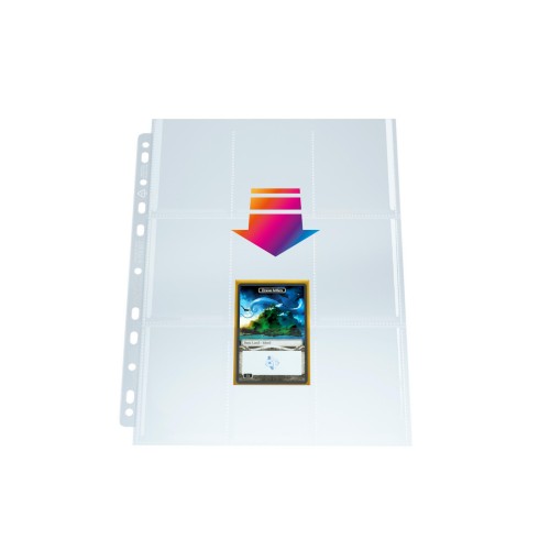 Gamegenic: Ultrasonic 9-Pocket Pages Toploading (wkłady do segregatora) - 50 szt