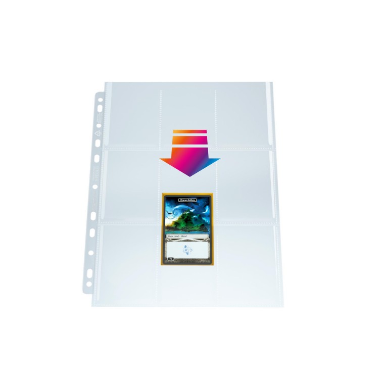 Gamegenic: Ultrasonic 9-Pocket Pages Toploading (wkłady do segregatora) - 50 szt