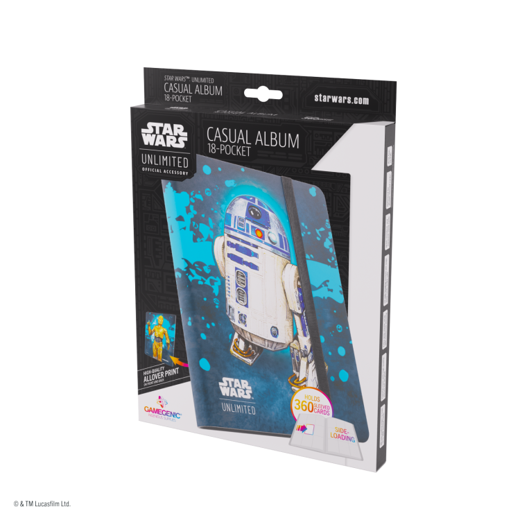 Album Gamegenic: Star Wars Unlimited Card Game - 18-Pocket - C-3PO/R2-D2