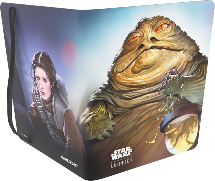Album Gamegenic: Star Wars Unlimited Card Game - 18-Pocket - Leia Organa/Jabba the Hutt