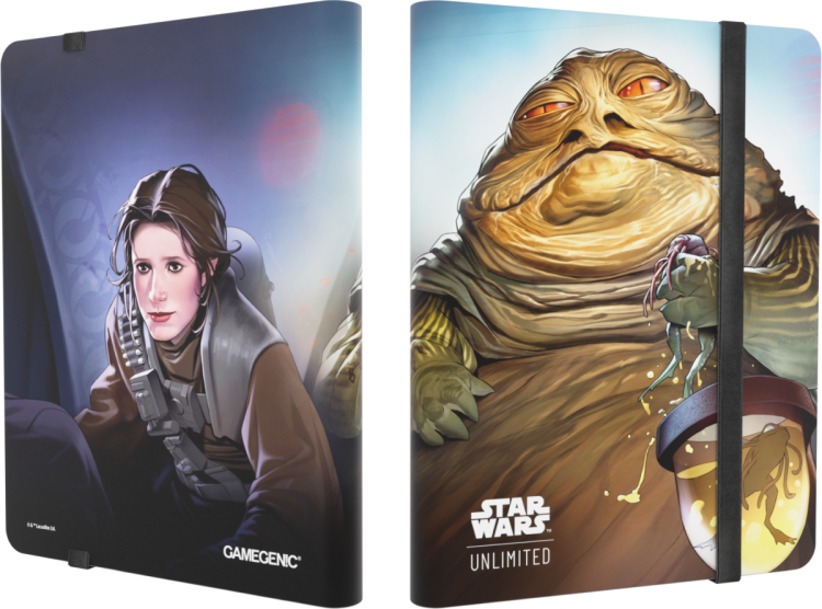 Album Gamegenic: Star Wars Unlimited Card Game - 18-Pocket - Leia Organa/Jabba the Hutt