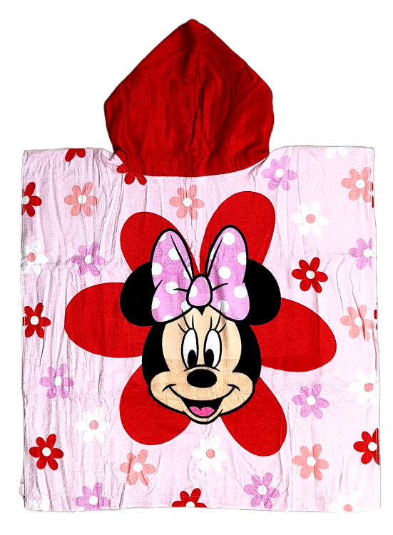 Ponczo kąpielowe Myszka Minnie 60 x 60 cm