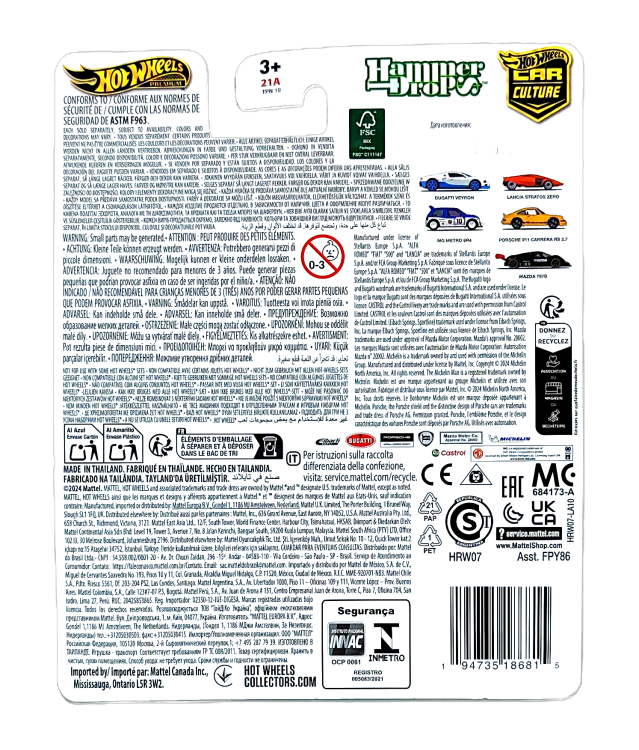 Hot Wheels Premium Car Culture - Porsche 911 Carrera RS 2.7