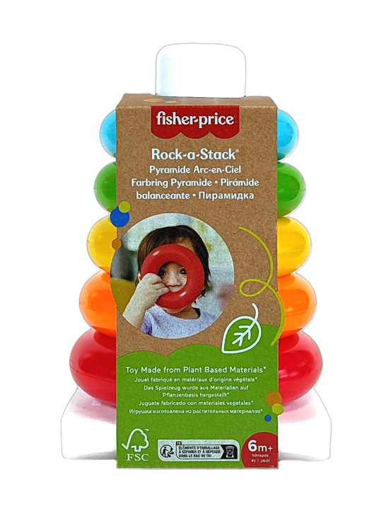 Piramidka z kolorowych kółek  Fisher-Price