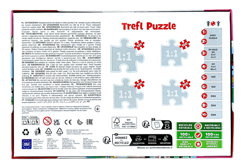 Puzzle Trefl 100 Koci domek Gabi 16464