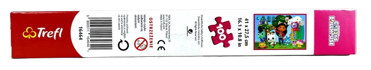 Puzzle Trefl 100 Koci domek Gabi 16464