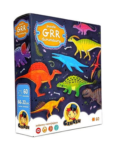 CzuCzu Puzzle 60 Grr Dinozaury