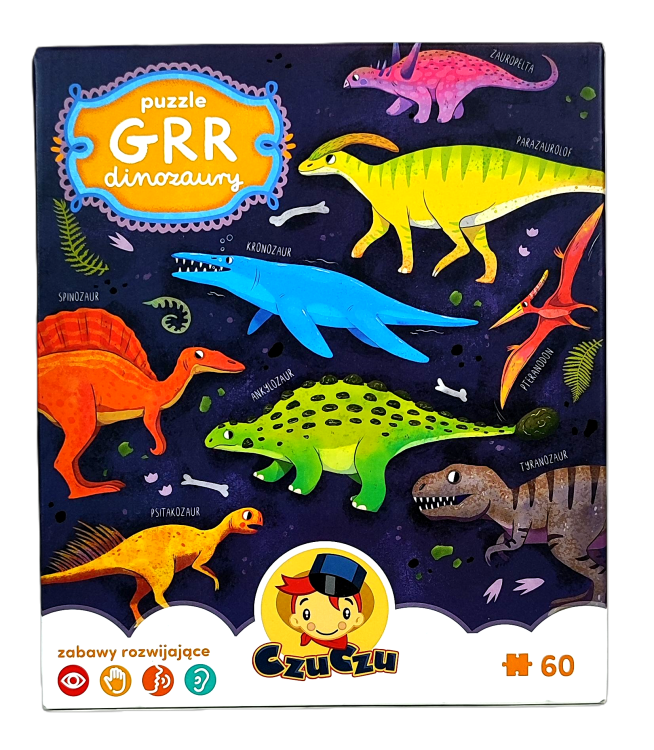 CzuCzu Puzzle 60 Grr Dinozaury
