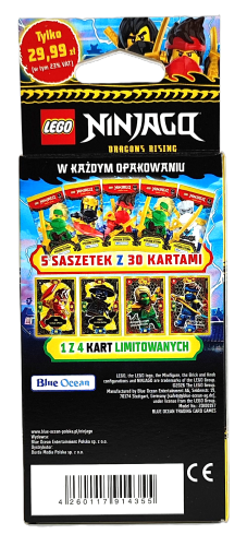 Blister II Lego Ninjago TCG seria 11 - Dragon Storm