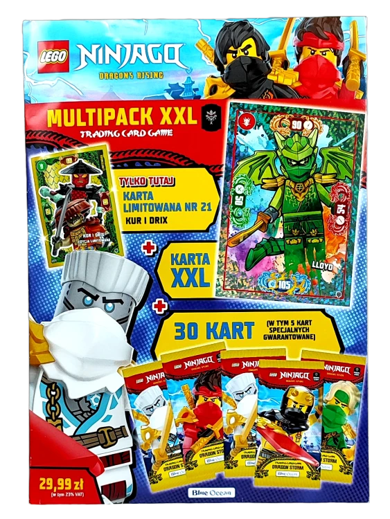 Multipack XXL Lego Ninjago TCG seria 11 - Dragon Storm.