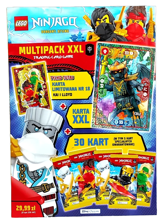 Multipack XXL Lego Ninjago TCG seria 11 - Dragon Storm.