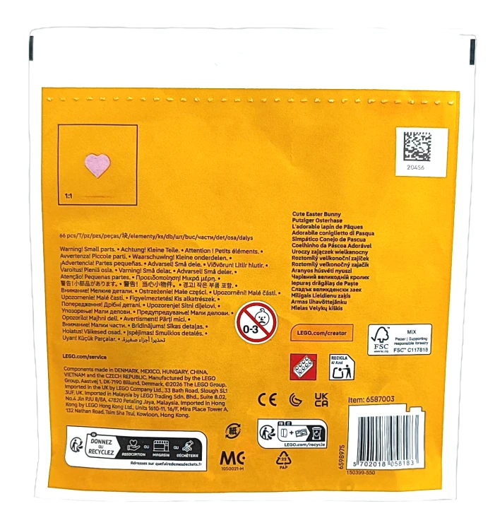LEGO Creator Cute Ester Bunny 30716