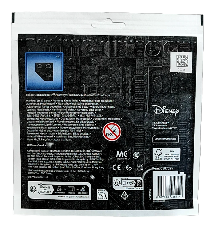 LEGO Star Wars TIE Advanced Mini-Build 30727