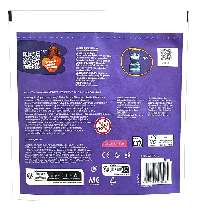 LEGO Friends Garden Bunny House  30722