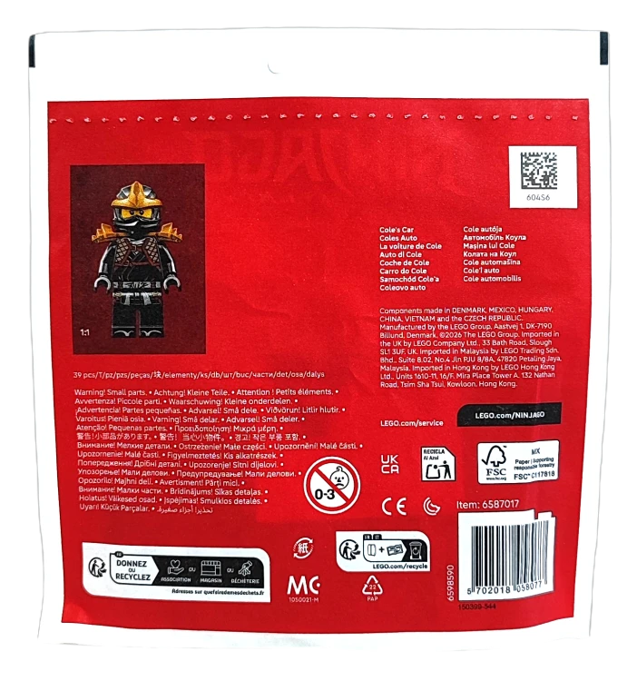 LEGO Ninjago Ninja Cole's Car 30723