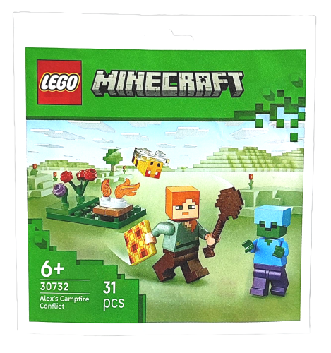 LEGO Minecraft Alex's Campfire Conflict 30732