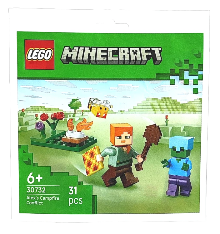 LEGO Minecraft Alex's Campfire Conflict 30732