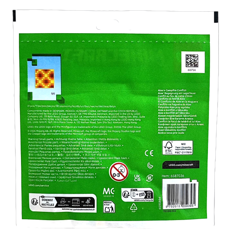 LEGO Minecraft Alex's Campfire Conflict 30732