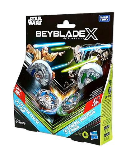 Beyblade Star Wars Obi Wan Kenobi vs General Grievous