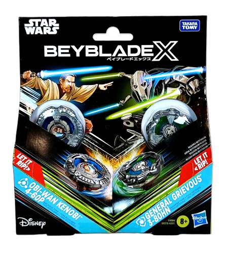 Beyblade Star Wars Obi Wan Kenobi vs General Grievous