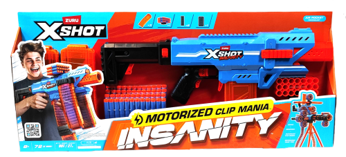 Pistolet ZURU X-SHOT Motorized Clip Mania