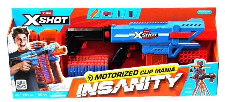 Pistolet ZURU X-SHOT Motorized Clip Mania