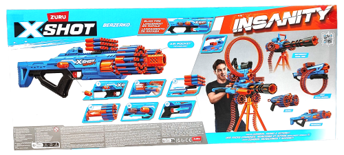 Pistolet ZURU X-SHOT Insanity Berzerko