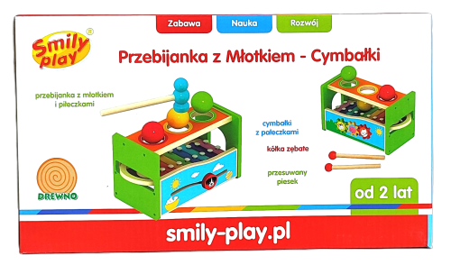 Przebijanka z młotkiem - cymbałki Smily Play