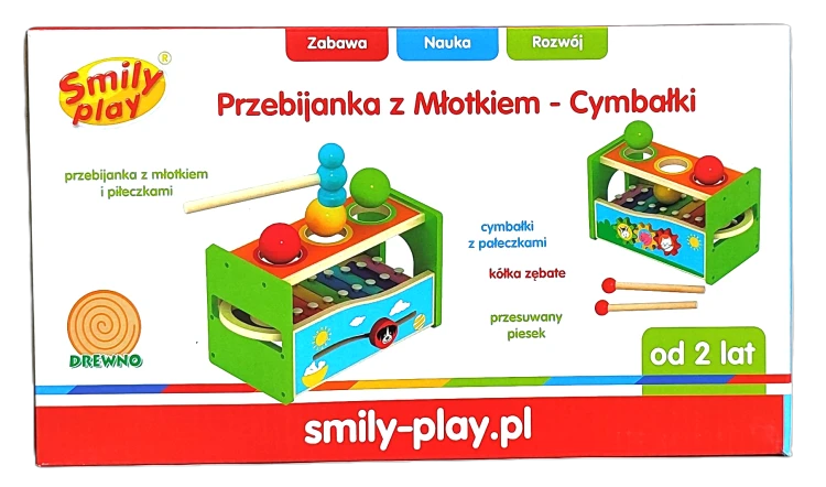Przebijanka z młotkiem - cymbałki Smily Play