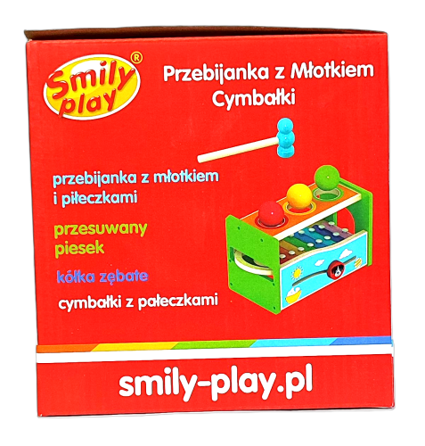 Przebijanka z młotkiem - cymbałki Smily Play