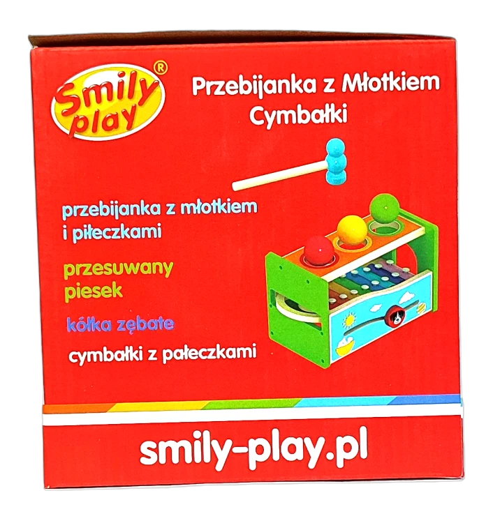 Przebijanka z młotkiem - cymbałki Smily Play