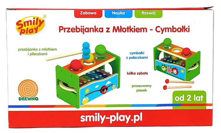 Przebijanka z młotkiem - cymbałki Smily Play